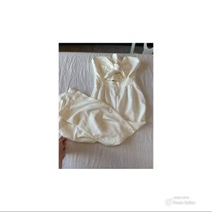 NWT White/ Cream Jumpsuit